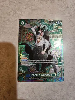One Piece Dracule Mihawk - OP12-030 (SP) - The Azure Sea’s Seven (OP14) English - Image 2