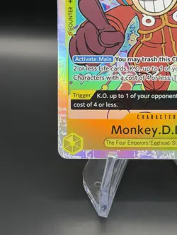 Monkey D. Luffy OP07-109 SR One Piece English Orginal With Error - Image 3