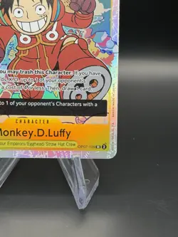 Monkey D. Luffy OP07-109 SR One Piece English Orginal With Error - Image 5