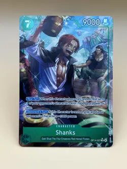 Shanks (Alternate Art) Alt Foil - OP14-027 - The Azure Sea's Seven : M/NM - Image 1