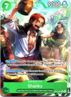 Shanks (Alternate Art) R The Azure Sea's Seven OP14-027 NM - Image 1