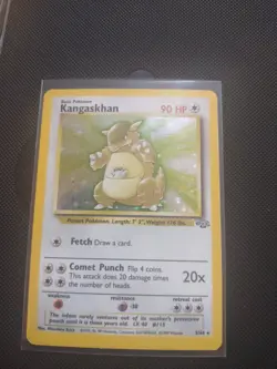 Pokemon TCG Kangaskhan Holo Rare Jungle Unlimited 5/64 Vintage WOTC 1999 Lp/Mp - Image 1
