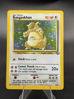 Kangaskhan - 5/64 - 1999 Jungle Unlimited - WOTC - Holo Rare - HP - Pokemon TCG - Image 1