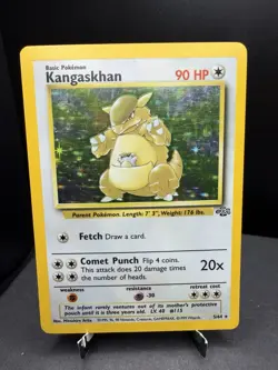 Pokemon TCG WOTC Jungle Kangaskhan 5/64 Holo Rare Unlimited LP/MP - Image 1
