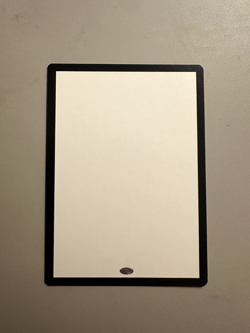 Magic the Gathering Blank Rare Stamp Misprint - Image 1