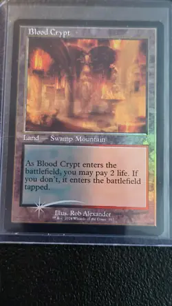 Blood Crypt Foil | RETRO FRAME #397 | Shock Land | MTG | NM/LP - Image 1