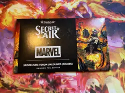 MTG Secret Lair X Marvel Spider-Man: Venom Unleashed (Colors) Rainbow Foil - Image 1