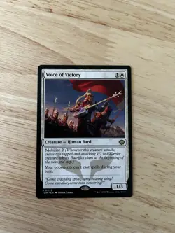 MTG Voice of Victory Tarkir: Dragonstorm Regular - Image 1