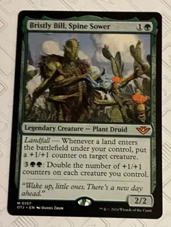 Bristly Bill Spine Sower MTG Outlaws of Thunder Junction #157 NM Pack Fresh - Image 1