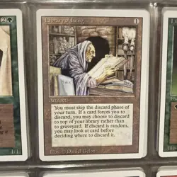 Magic the Gathering ~ MTG ~ 1x Library of Leng ~ 3rd Edition ~ M/NM ~ REVISED - Image 1
