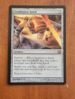 MTG Semblance Anvil Scars of Mirrodin 201/249 Regular Rare - Image 1