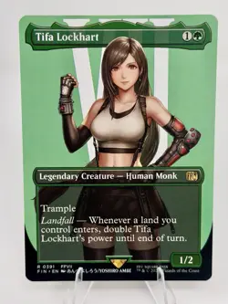 MTG Final Fantasy Tifa Lockhart Borderless 0391 Non-Foil - Image 1