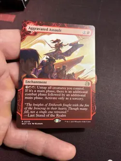 Aggravated Assault Wilds of Eldraine: Enchanting Tales Regular - Image 1