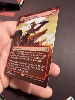 Aggravated Assault Wilds of Eldraine: Enchanting Tales Regular - Image 2