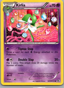 2013 KIRLIA RC9/RC25 Legendary Treasures Pokemon Radiant Collection NM/M - Image 1