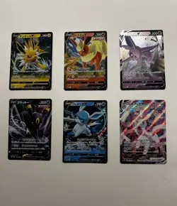 Pokemon TCG Japanese s6a Eevee Heroes Eeveelution Card Lot 6 Cards - Image 1