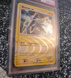 2009 Pokemon TCG Arceus Holo Rare Platinum Level 100 AR6 PSA 7 - Image 4