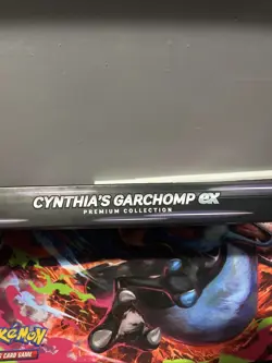 Pokemon TCG: Cynthia’s Garchomp ex Premium Collection box Sealed - Image 2