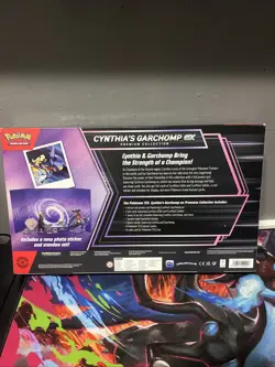 Pokemon TCG: Cynthia’s Garchomp ex Premium Collection box Sealed - Image 4