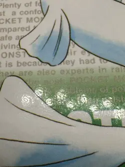 1996 Bandai Card Pocket Monsters Japanese Green Version Dewgong 087 - Image 3