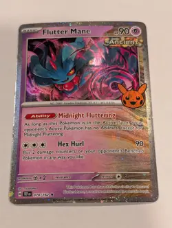 Flutter Mane 078/162Trick or Trade Halloween Pokemon Holo Foil Rare Nice! - Image 1
