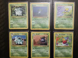 Pokemon, Jungle (6) - Gloom 37 Nidorina 40 Nidoran 57 Weepinbell 48 Oddish 58 + - Image 1
