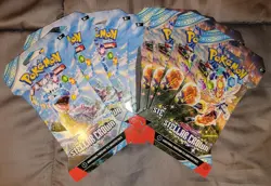 Pokemon Scarlet And Violet: Stellar Crown Sleeved Booster Packs Lot Of 8 - Image 1