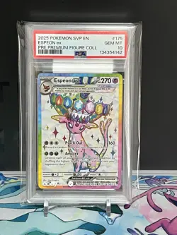 💎 PSA 10 Espeon EX 175 Pokemon SVP EN-SV Black Star Promo PSA 10 Gem Mint - Image 1