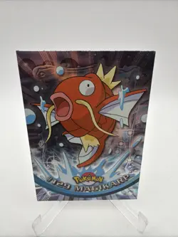 2000 Topps Pokemon Series 3 Silver Foil #129 Magikarp TV Animation Blue Logo LP - Image 1