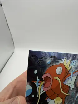 2000 Topps Pokemon Series 3 Silver Foil #129 Magikarp TV Animation Blue Logo LP - Image 2