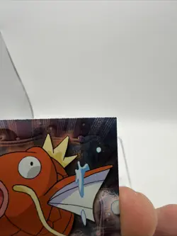 2000 Topps Pokemon Series 3 Silver Foil #129 Magikarp TV Animation Blue Logo LP - Image 3