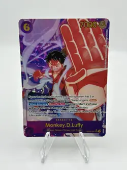 ONE PIECE Monkey D Luffy Alt Art EB02-061 SEC Anime 25th Collection English - Image 1