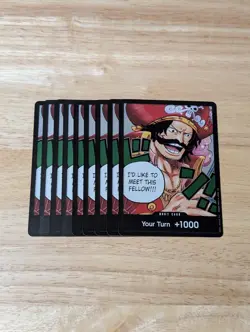 One Piece TCG x9 DON!! Cards (Gol.D.Roger) - Carrying On His Will (OP13) - Image 1