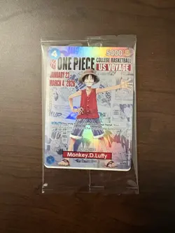 Sealed One Piece College Basketball US Voyage Promo Card P-055 *No Poster* - Image 1