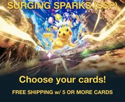 Pokemon TCG Surging Sparks Single Cards 1-191 YOU CHOOSE!! Buy More Save More - Image 1