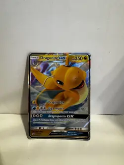 Pokemon TCG Dragonite GX Ultra Rare Card Dragon Majesty Series 37/70 - Image 1