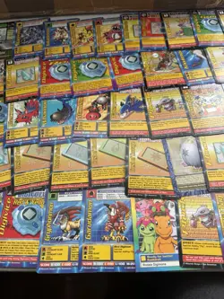 140+ Vintage 1999-2001 Digimon Digi-Battle Lot Bandai Large Variety Cards Bundle - Image 3