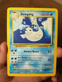 2002 POKEMON LEGENDARY COLLECTION SET DEWGONG CARD 40/110, PACK FRESH - Image 1