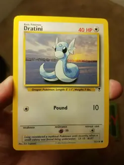 2002 POKEMON LEGENDARY COLLECTION SET DRATINI CARD 72/110, PACK FRESH - Image 1