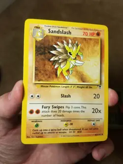 2002 POKEMON LEGENDARY COLLECTION SET SANDSLASH CARD 62/110, PACK FRESH - Image 1
