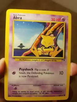 2002 POKEMON LEGENDARY COLLECTION SET ABRA CARD 67/110, PACK FRESH - Image 1