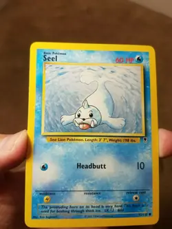 2002 POKEMON LEGENDARY COLLECTION SET SEEL CARD 92/110, PACK FRESH - Image 1