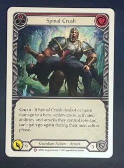 FAB 1HP053 Spinal Crush Guardian Action Majestic Flesh and Blood TCG - Image 1