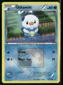 League & Championship Cards #027/114 Oshawott Reverse Holo - Image 1