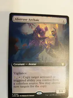 Abstruse Archaic (Extended Art) Commander Masters Regular - Image 1