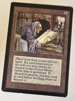 Magic the Gathering MTG Beta Library of Leng LP+ (Beta Bob) - Image 1