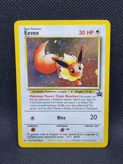 Eevee #11 - Black Star WOTC Holo Promo - Pokemon Card - Near Mint - Free Post - Image 2