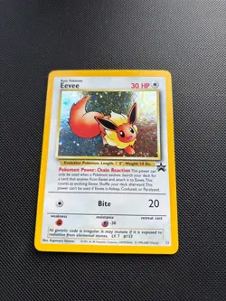 Pokemon Card Black Star Promo Eevee 11 Holo WOTC - Image 2