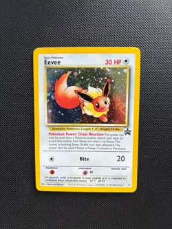 Pokemon Card Black Star Promo Eevee 11 Holo WOTC - Image 3