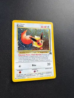 Pokemon Card Black Star Promo Eevee 11 Holo WOTC - Image 4